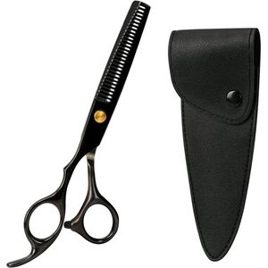 Roestvrije haarschaar 15 cm professionele eenzijdige microvertanding lichte kappersschaar - effileerschaar voor dames en heren met EKKONG