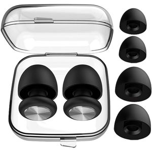 Anti-geluid oordopjes voor slapen, oordopjes tegen snurken, oordopjes tegen slaapgeluid - zwart