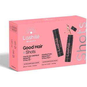 Lashilé GOOD HAIR 14 SHOTS tegen haaruitval en voor een goede haarconditie - Voedingssupplement met Selenium - 1 shot/dag - Haargroei - Vegan en suikervrij