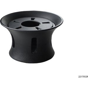Zwart - Gietijzeren Thee Rechaud - Ø13 cm