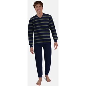 Ceceba pyjama heren - donkerblauw/groen gestreept - 31291/662 - maat 56