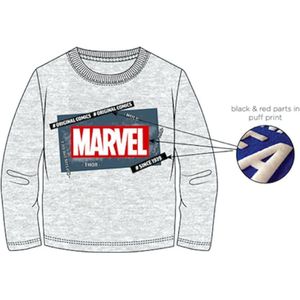 Marvel Comics t-shirt - grijs - Maat 116 / 6 jaar