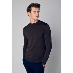 Hensen Pullover - Slim Fit - Bruin - 3XL Grote Maten