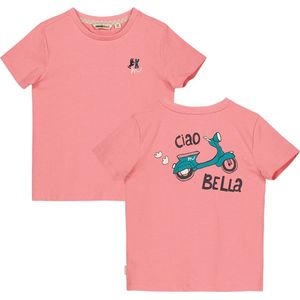 Moodstreet M402-5410 Meisjes T-shirt - Pink - Maat 98-104