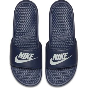 Nike Benassi JDI Slippers Unisex - Blauw - Maat 40
