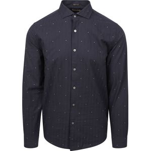 Dstrezzed - Overhemd Sven Donkerblauw - Heren - Maat XL - Regular-fit
