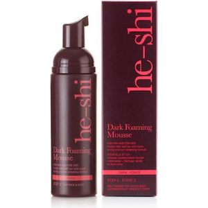 He-Shi Dark Foaming Mousse Zelfbruiner - 150 ml