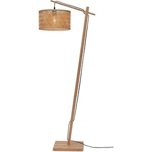 GOOD&MOJO Vloerlamp Java - Bamboe - 58x32x150cm - Modern - Staande lampen voor Woonkamer - Slaapkamer