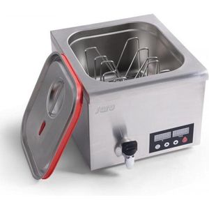 SARO Sous-Vide koker - instelbare tijd en temperatuur niveau - raster - 2/3 GN - 2 jaar garantie - professioneel model RIVOLI