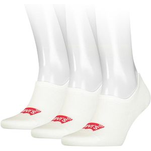 Levi's  Footie High Rise Batwing Logo White 3-Pack