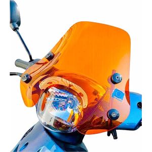 DMP - Windscherm Laag Piaggio Zip 2000 2 en 4 takt Fluor Oranje