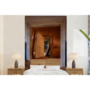 Deur - Zand - Huis - Architectuur - Behangpapier