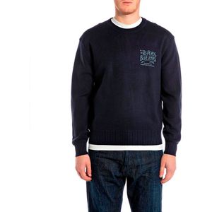 Replay Uk4885.000.g23538 Trui Blauw L Man,Vrouw