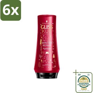 Gliss-Kur - Conditioner - Winter Repair - Herstelt & Verzorgt - 200 ml - Voordeelverpakking - 6 stuks - Haarherstel - Voedende conditioner