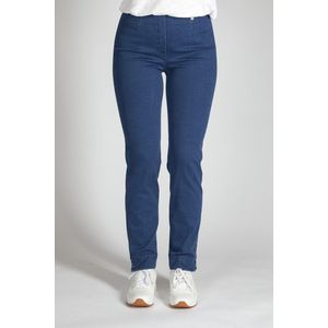 Robell Marie Dames Comfort Stretch - Jeans Broek - Blauw - Maat 50