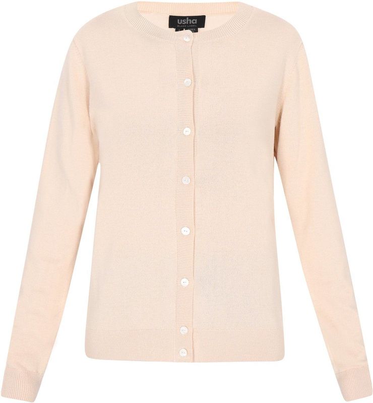 Usha - Classic Look - Cardigan - Fitted - Met Knopen