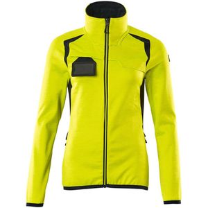 Mascot Accelerate Safe Fleecetrui met rits 19453-316 - hi-vis geel/donkermarine - S