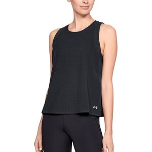 Under Armour - Misty Copeland signature Woven tank - Dames sport top - XS - Zwart