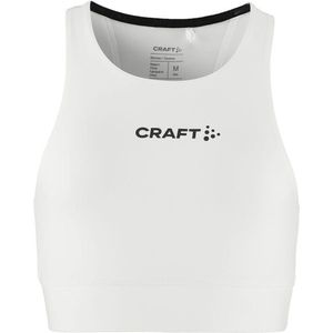 Craft Rush 2.0 Crop Top Dames - Wit | Maat: S