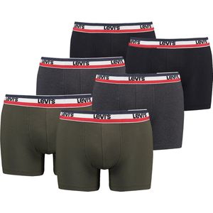 BOXERS 6-pack heren Levis SPRTSWR LOGO BOXER KORTE boxershorts ondergoed broek