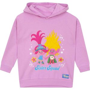 Kleurrijke Meisjes Hoodie met Poppy en Viva | Comfortabele en Bleefbare Kindertrui