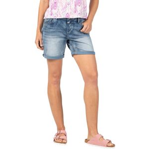 TIMEZONE Dames Short Broeken ALEXATZ regular/straight Fit Blauw W 28 Volwassenen