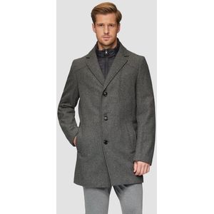 s.Oliver BLACK LABEL - Herenjas - Gestructureerd - Polyestermix - Regular Fit