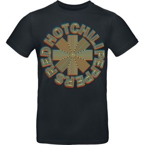 Red Hot Chili Peppers Abstract Logo Heren T-shirt - zwart - S