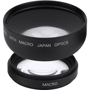 52mm groothoeklens - 0.45x - close-up fotografie - universele conversie macro lens voor bredere visie