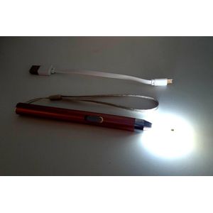 Diamond Painting pen met licht - usb - oplaadbare accu - led light - rose goud