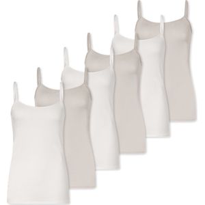 Schiesser Dames spaghettitop 6 pack Modal Essentials