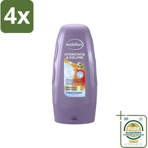Andrélon - Hydratatie & Volume - Conditioner - 250 ml - Voordeelverpakking - 4 stuks - Volume conditioner - Hydratatie conditioner