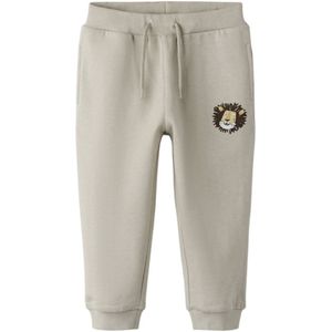 Name It - Joggingbroek - NMMSAKU - Silver Lining - Leeuw - Maat 104