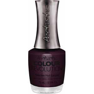 Artistic Nail Design Colour Revolution ' Heart Braker ' ( Aubergine Crème )