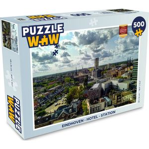Puzzel Eindhoven - Hotel - Station - Legpuzzel - Puzzel 500 stukjes