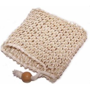 Beesha Sisal Soap Bag, reis/bewaar zakje