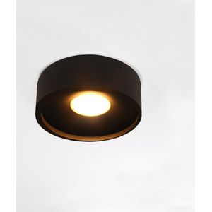 Artdelight - Plafondlamp Orlando Ø 14 cm zwart