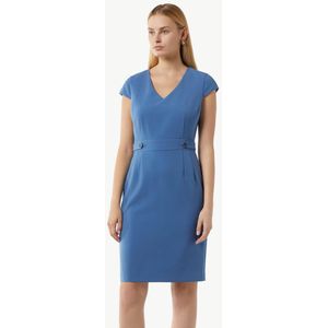 comma - Kleid - Getailleerde Twill-Schedejurk