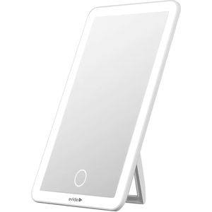 Avide Make Up Spiegel met LED Verlichting Dimbaar - 3.5W - Oplaadbaar - 70 lumen - 20x13cm - Daglicht Wit Licht