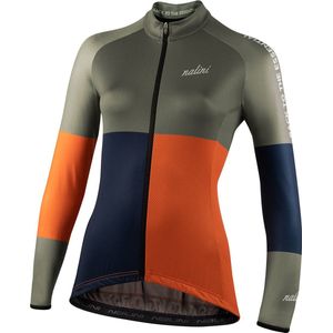 Nalini - Dames - Fietsshirt - Lange Mouwen - Wielrenshirt - Groen - LSCOLORLADYJERSEY - L