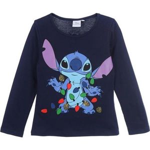 Disney Stitch - longsleeve shirt Stitch - kerst - maat 110/116
