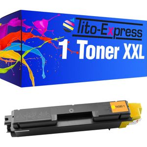 PlatinumSerie® toner XXL yellow alternatief voor Kyocera Mita TK-580-4.000 pagina 's