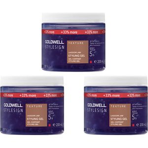 Goldwell StyleSign - Lagoom Jam XL Styling Gel - Triple Pack - 3x200ml