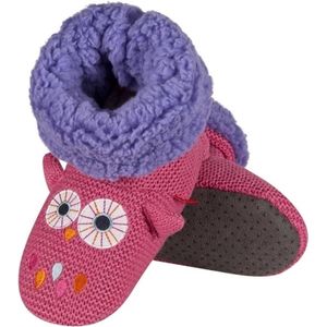 Soxo - Hoge Roze Pantoffel voor Meisjes – Maat 25-26 – Zachte Polyester met Antislipzool – Roze Sloffen voor Meisjes - Sloffen voor meisjes maat 25-26 - Roze pantoffels met antislipzool - Roze sloffen meisjes maat 25-26 - Roze pantoffels met antislip