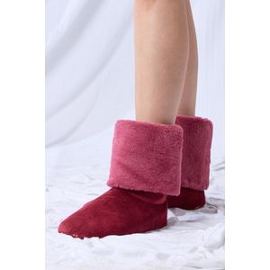 lords x lilies Pantoffels wijnrood - maat 37/38