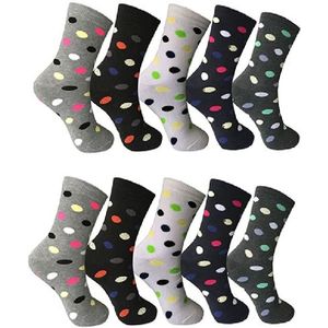 Thermische sokken voor dames - 12 paar warme winterkousen in multicolor 35/38 EU