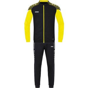 JAKO - Prestatietrainingspak Van Polyester, Uniseks-Volwassene, Zwart/Antra Licht, 3XL