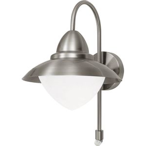 EGLO Sidney Wandlamp Buiten - E27 - 37,5 cm - Sensor - Roestvast Staal