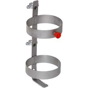 Premis - zuurstoffleshouder 12 cm geschikt voor de rolstoel of Delta rollator - bevestiging aan de buis.