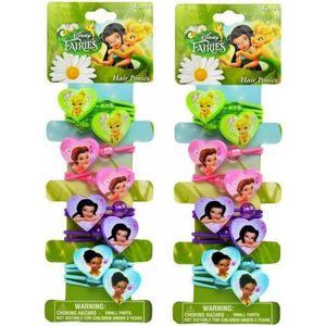Disney - Fairies - Tinkerbell - Haarelastiekjes - Haar knockers - 16 stuks.